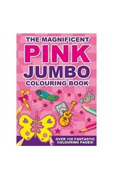 Pink Jumbo Colouring Book